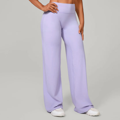 Women Yoga Pants – Soft Stretchy Fabric Full Length Leggings With Elastic Waist