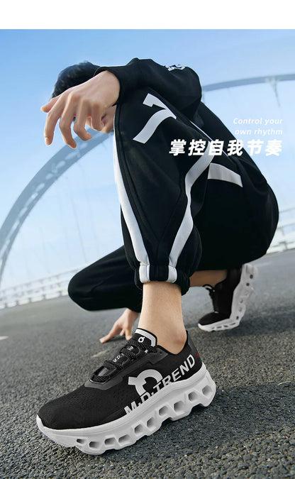 2026 Air Cushion Running Shoes Jogging Marathon Men Sports Breathable Lightweight Women's Comfortable Nonskid Leisure Sneakers