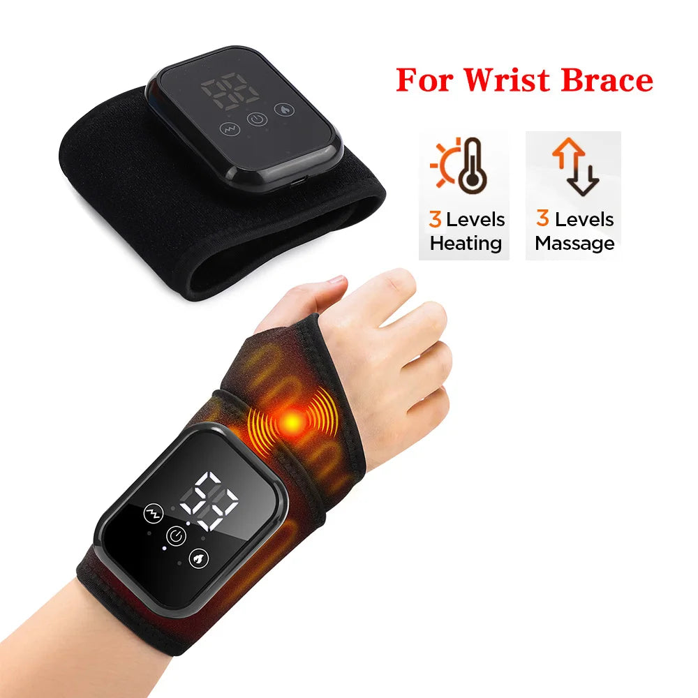 Electric Heating Wrist Brace | Rechargeable Wristband With Hot Compress & Thermal Wrist Support
