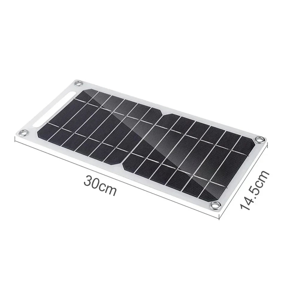 (U.S Stock) 35W Portable Foldable Solar Charger Panel Dual USB Ports Fast Charging  Power Bank iPhone Camping Outdoor Travel