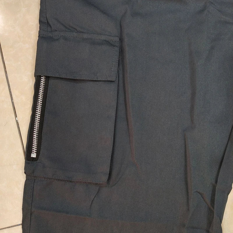 Men's Tactical Cargo Pants Multi Pocket Straight Leg Drawstring Waist Outdoor Hiking Work Casual Daily Street Travel Trousers
