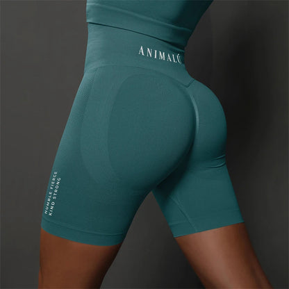 2025 ANIMALU Women Seamless Shorts for Women Push Up Booty Workout Leggings Fitness Sports Short Gym Clothing Yoga Shorts