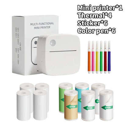 Mini Portable Wireless Label Printer  DOLEWA D2 Wireless Function, Thermal Sticker Maker, Handheld Tips, Learning Marking