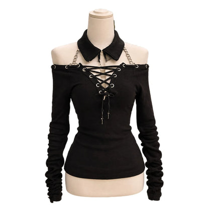2026 Korean Punk Subculture Print Short Sleeve T-shirts Y2K Harajuku Gothic Loose Tees Streetwear Retro 2000s Vintage Women Tops