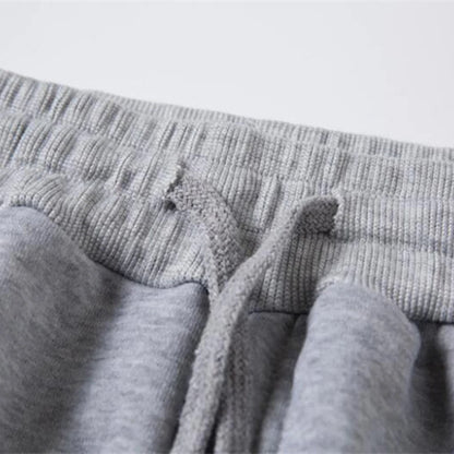 Mens Casual Pants Autumn Winter Fleece Sweatpants Men Running Jogger Sports Gym Trousers Fashion Solid Color Workout Long Pants