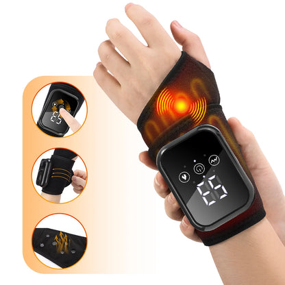 Electric Heating Wrist Brace | Rechargeable Wristband With Hot Compress & Thermal Wrist Support
