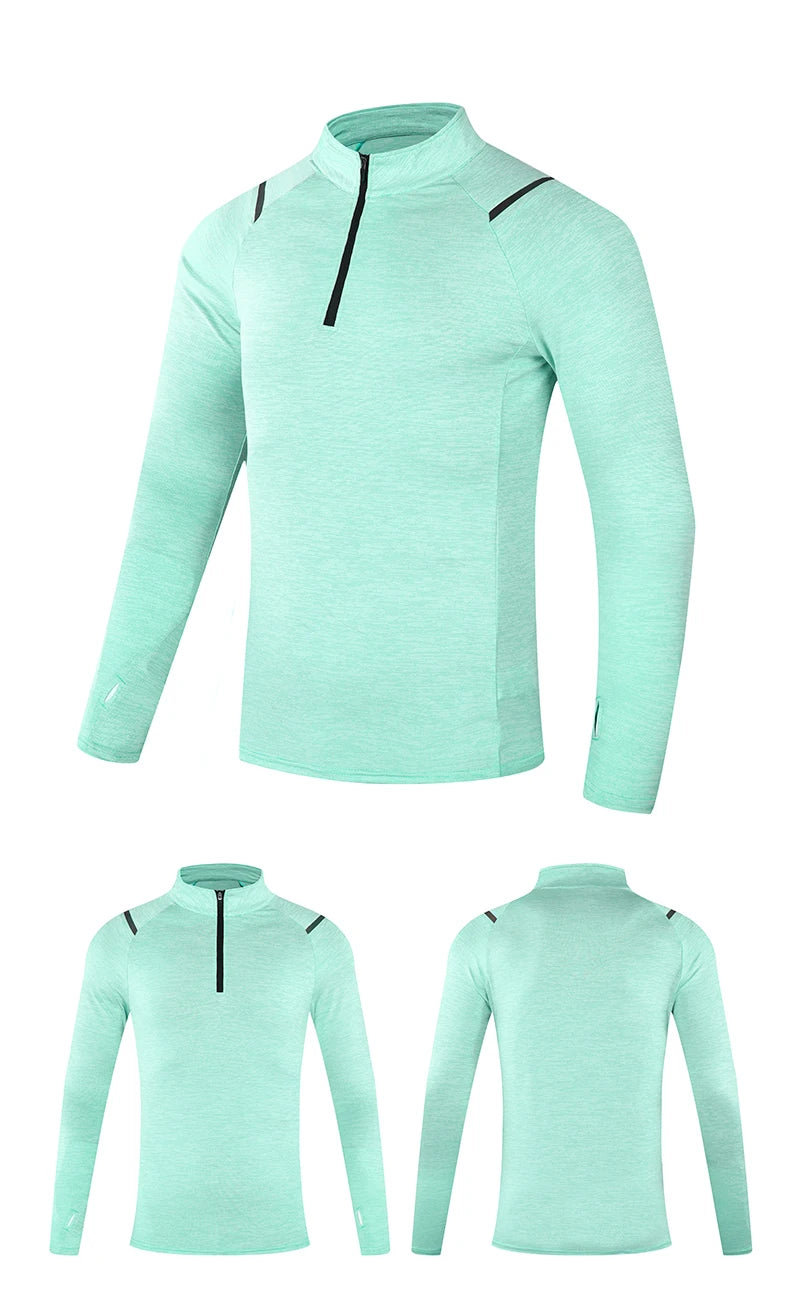 Unisex Long Sleeve Shirt - Breathable Fitness Top With Anti Sweat Technology