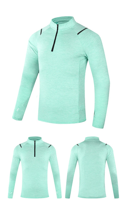 Unisex Long Sleeve Shirt - Breathable Fitness Top With Anti Sweat Technology