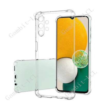 Anti-Falling Soft TPU Case For Samsung Galaxy A13 4G 5G A33 A53 A73 A72 A12 A22 A22s A32 A52 A52S A03 Core Clear Protector Cover