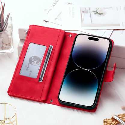 Leather Flip Case For Samsung Galaxy S26 S25 S23 S24 Ultra S22 S21 Plus S20 FE + Note 20 10 9 Card Wallet Embossing Phone Bag