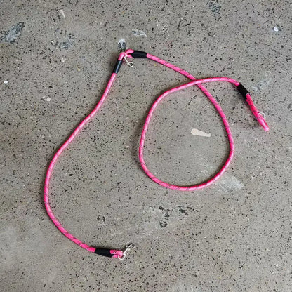 Adjustable Hands-Free Dog Leash, Suitable for Hiking, Walking, and Running - Reflective, Comfortable Elastic Leash in Various Colors (Orange, Pink, Black, Blue, Purple) - Durable Polyester Fiber, Machine Washable, Hiking Acce