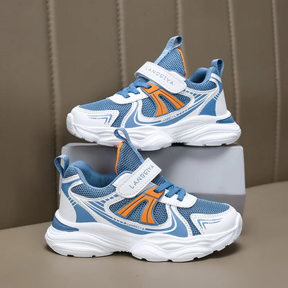 New Boy Girl Shoes Hot Selling Breathable Children Sneakers Comfort Soft Running Shoes Classic Simple Color Blocked Casual Shoes