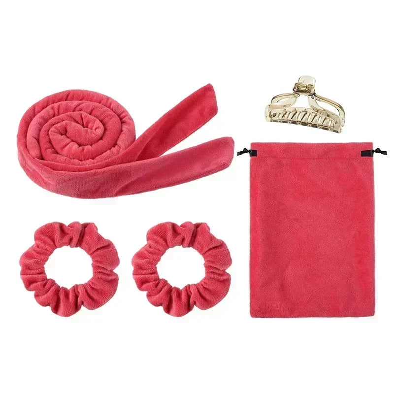Heatless Hair Curlers - Soft Headband Curlers With Silk Ribbon For Damage Free Curls