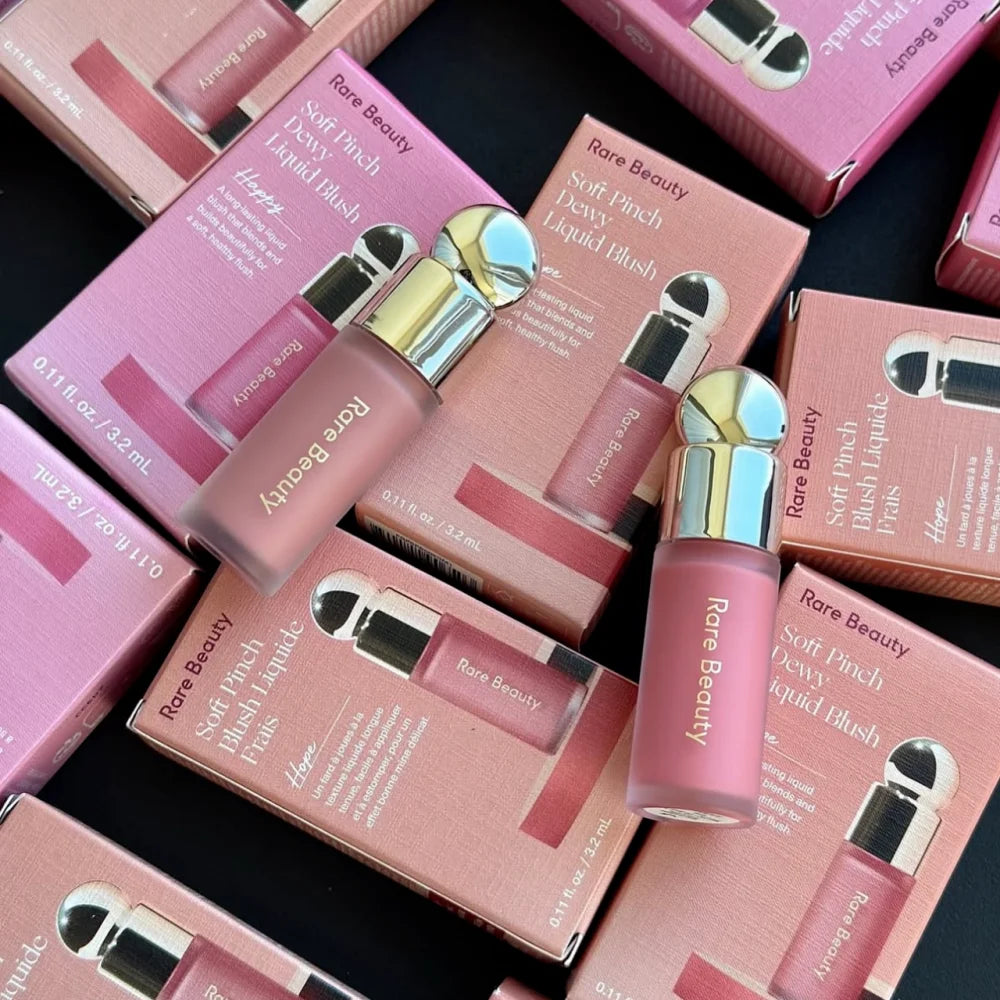 Rare Beauty Happy Joy Lucky Love Liquid Blush Silky and Glide On Smooth Long Lasting Plump Seamless Dewy Women Cosmetic Makeup