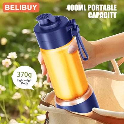 Portable Electric Blender - 600ML USB Rechargeable Fruit Mixer  Smoothie Maker