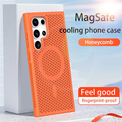 Magnetic For Magsafe Heat Dissipation Phone Case For Samsung S26 S25 S24 S23 Ultra S22 Plus FE Luxury Shockproof Protector Cover