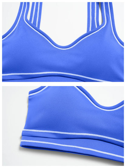 Yoga Suit 2PCS Women Tracksuits Sports Outfits Gym Clothes Running Sports Bra Suits Female Workout Yoga Clothes Athletic Wear