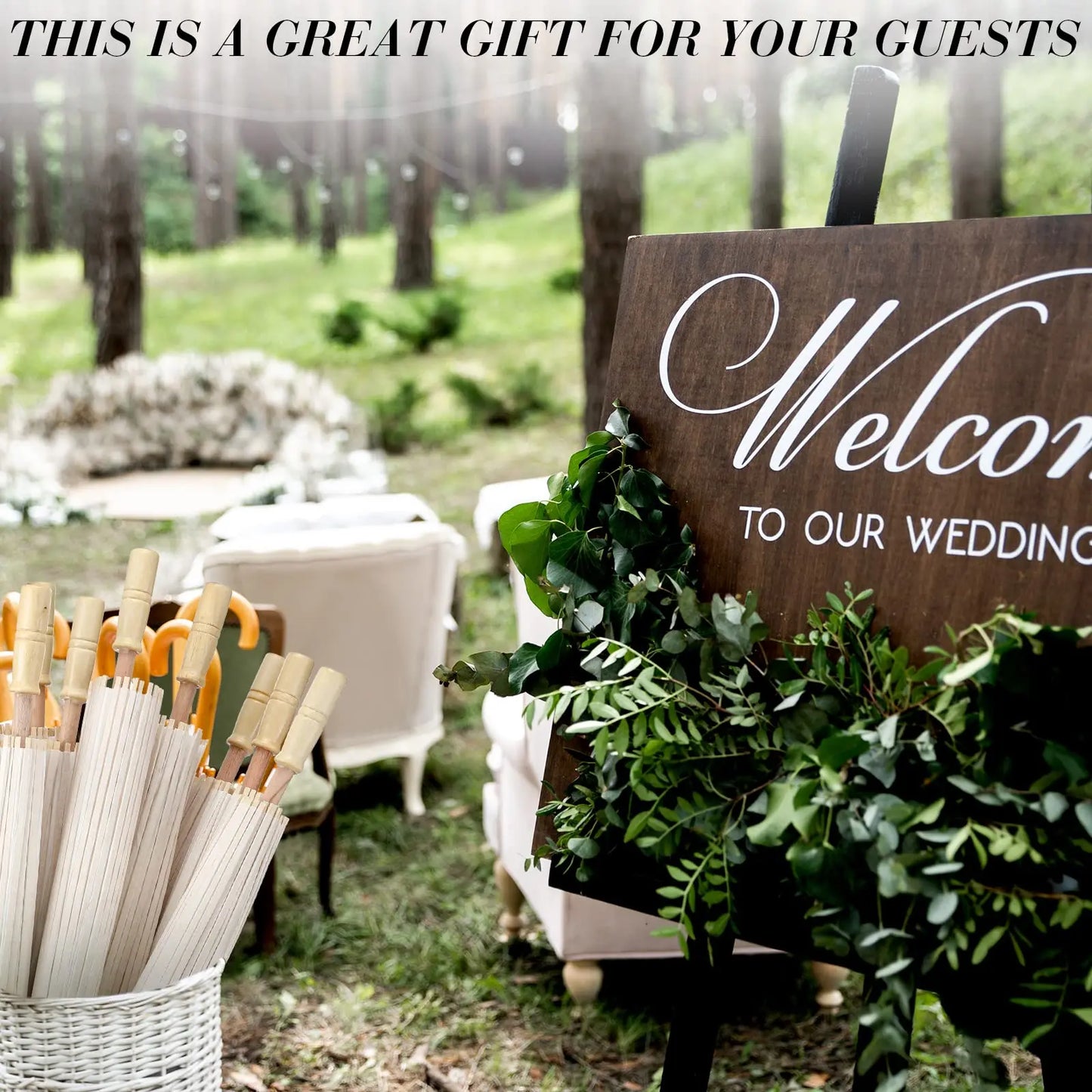 60/84cm Wedding Paper Umbrellas Chinese Wooden handle White DIY  Rustic Photography Props for Baby Shower Party Wedding