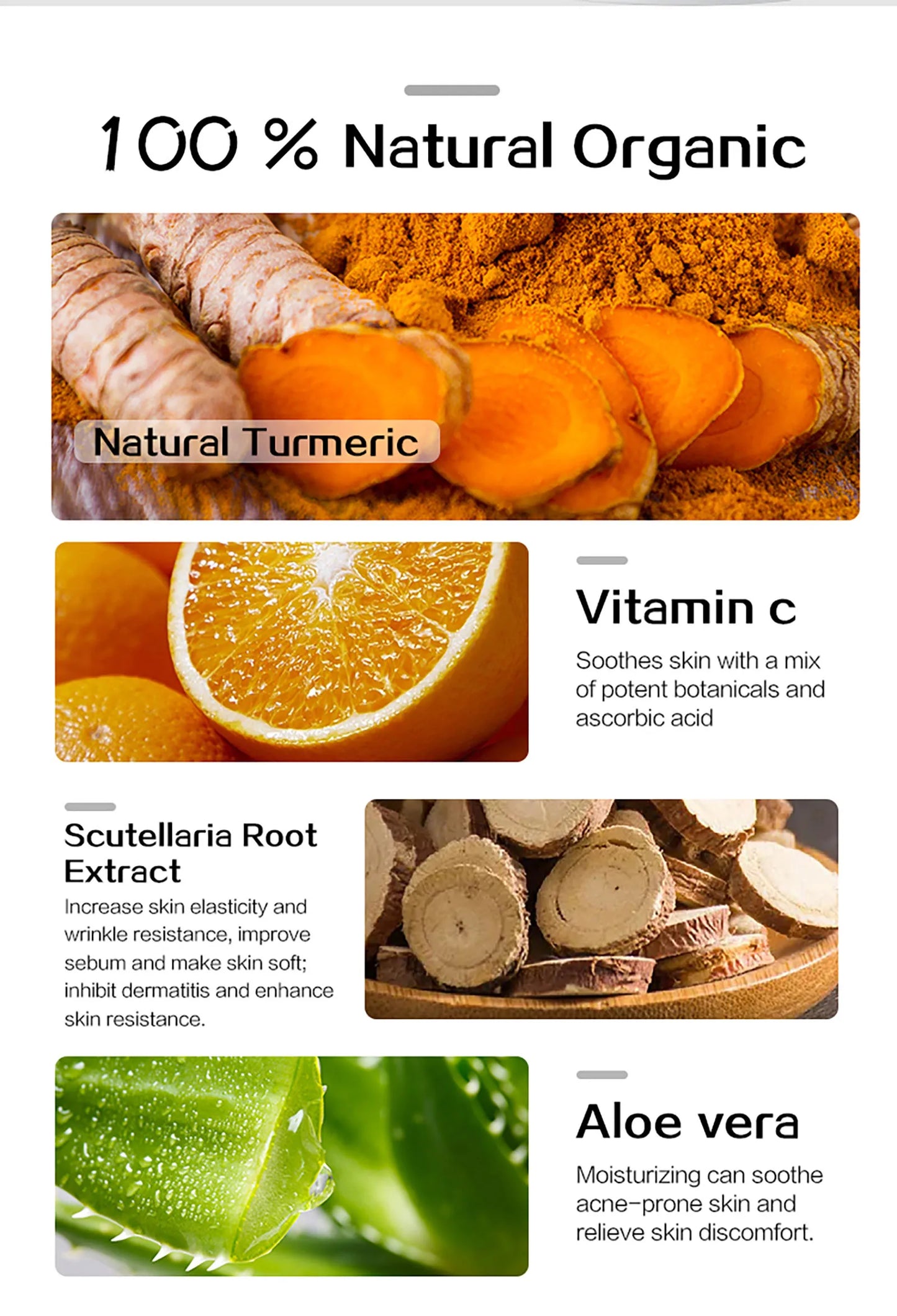 AILKE Natural Turmeric Brightening Face Cream, Glow Boosting, Skin Moisturizer, Anti-Acne Facial Cream, for All Skin Tone