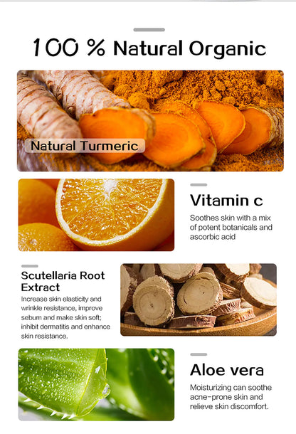 AILKE Natural Turmeric Brightening Face Cream, Glow Boosting, Skin Moisturizer, Anti-Acne Facial Cream, for All Skin Tone