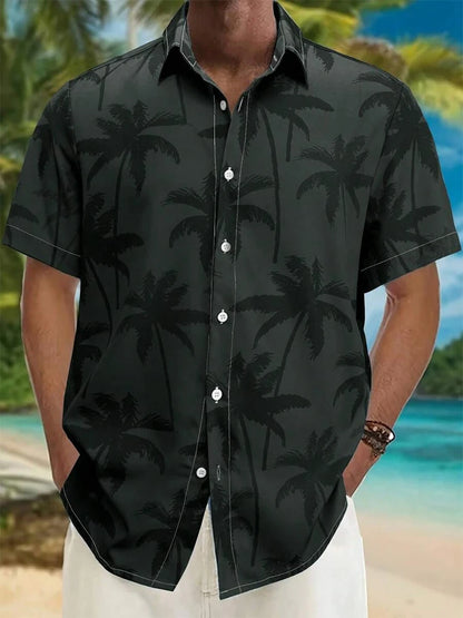 Hawaiian Men's Shirt Summer Outdoor Beach Men's Short-sleeved Shirt Urban Everyday Casual Men's Shirt Street Fashion Men's Shirt