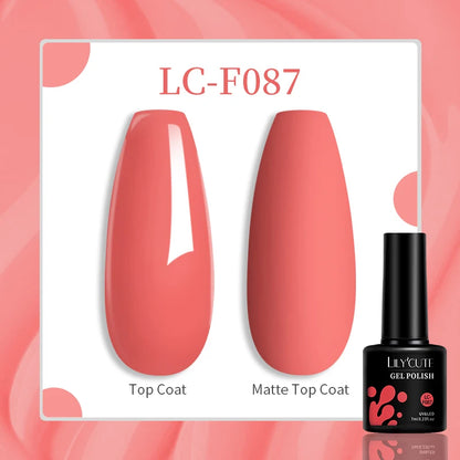 Gel Nail Polish - LILYCUTE UV Gel Varnish 7ML | Soak Off, Long Lasting Colors