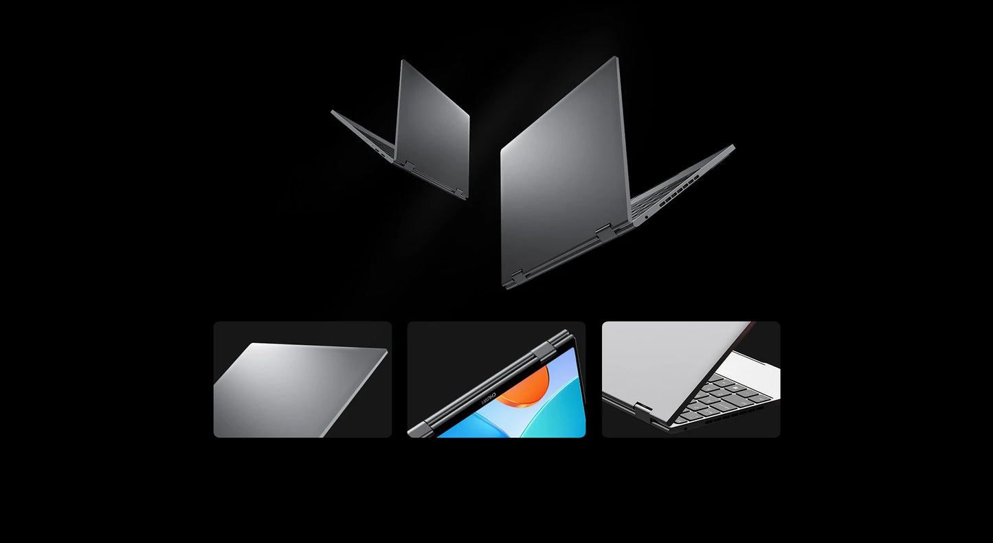 CHUWI MiniBook X Laptop Tablet 2 In 1 Intel U300/N150 10.51" FHD IPS Screen 16GB / 12GB RAM LPDDR5 512G SSD Windows 11 Notebook