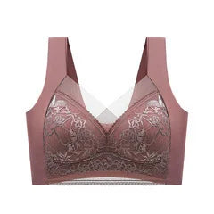 Seamless Lace Bra - Large Size Underwear | Breathable Thin Bra With Beautiful Back