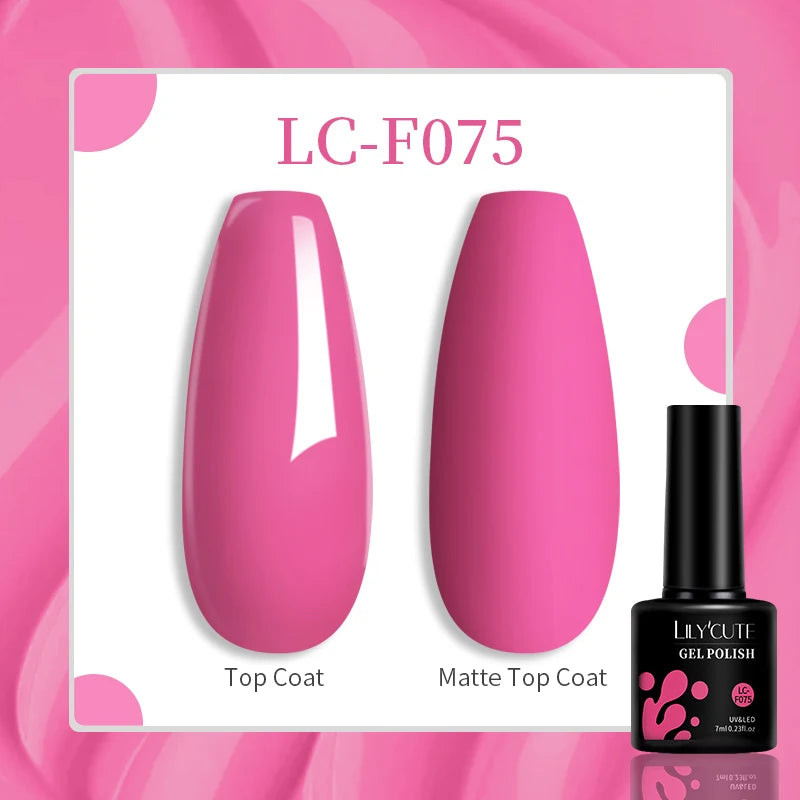 Gel Nail Polish - LILYCUTE UV Gel Varnish 7ML | Soak Off, Long Lasting Colors