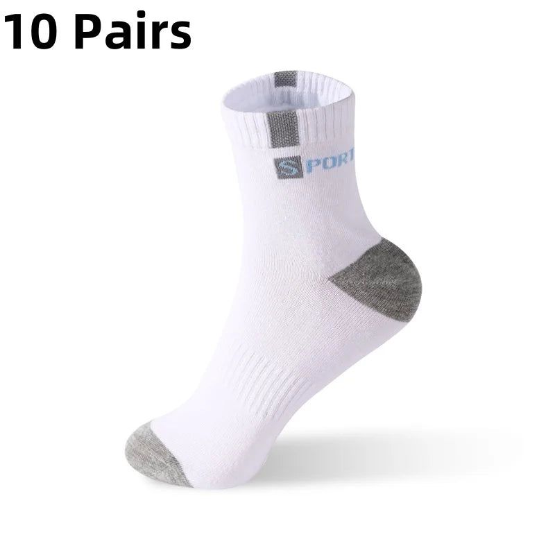 Mens Bamboo Fiber Socks - Breathable Deodorant Sports  Business Socks Size 37-43 - 510 Pairs for AutumnWinter - ZOOMNSTORE