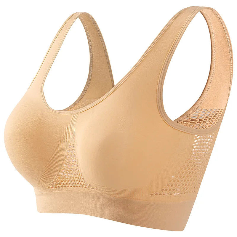 Push-Up Bras Seamless Bra Wire Free Breathable Brassiere - Comfortable Sports Bralette S-5XL