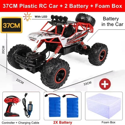 Remote Control Climbing Car - 4WD Off Road Truck with Shockproof Suspension & Anti Skid Wheels