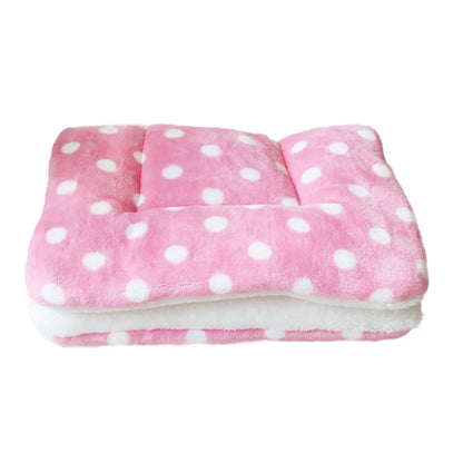 Flannel Pet Pad Dog Bed Thickened Sleeping Pad Dog Blanket Suitable for Chihuahua Labrador Puppy Kitten Small Large Dog Pet Rug