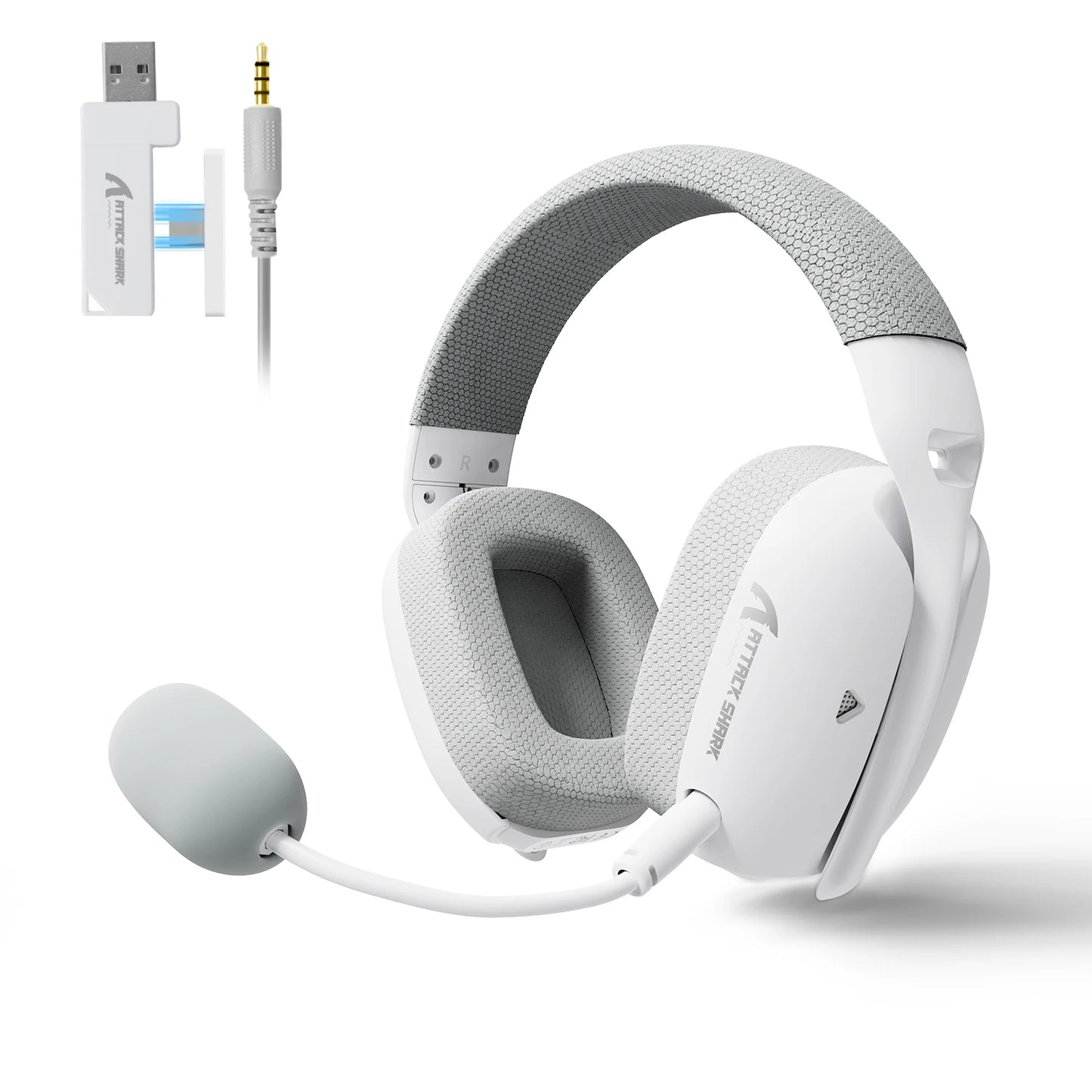 L80 PRO 3-in-1 Tri-Mode Gaming Headset 2.4G Wireless Bluetooth5.3 3.5mm Wired Lightseed Wireless Tech 20ms Ultra Low Latency