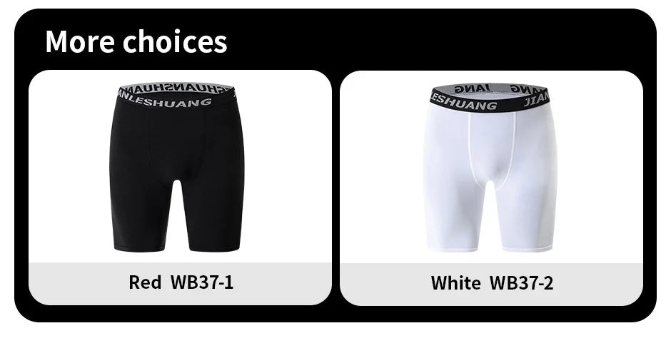 5piece Set Of Men's Classic Black And White Elastic Long Underwear Quick Drying Comfortable Sporty Youth Trend Flat Corner Pants