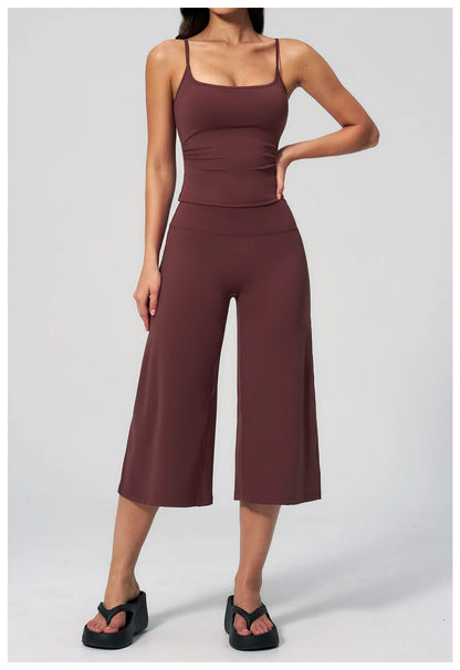 Summer Yoga Set 2 Pieces Women Tracksuit Workout Clothes Sports Outfits High Waist Shorts Fitness Sports Suit Female Gym Clothes