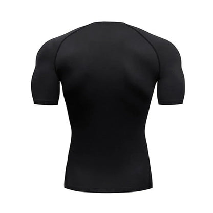 Men's Compression Shirt - Breathable Bodybuilding Tee | Quick Dry Workout Top