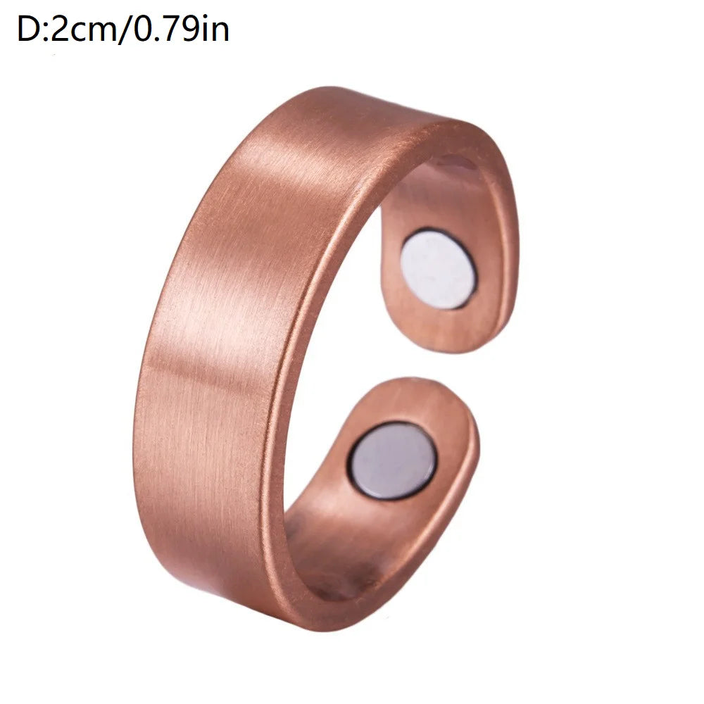 Viking Tree of Life Celtic Knot Zinc Alloy Magnetic Bracelet Ring Set Open Cuff Vintage Healing Jewelry for Men Women