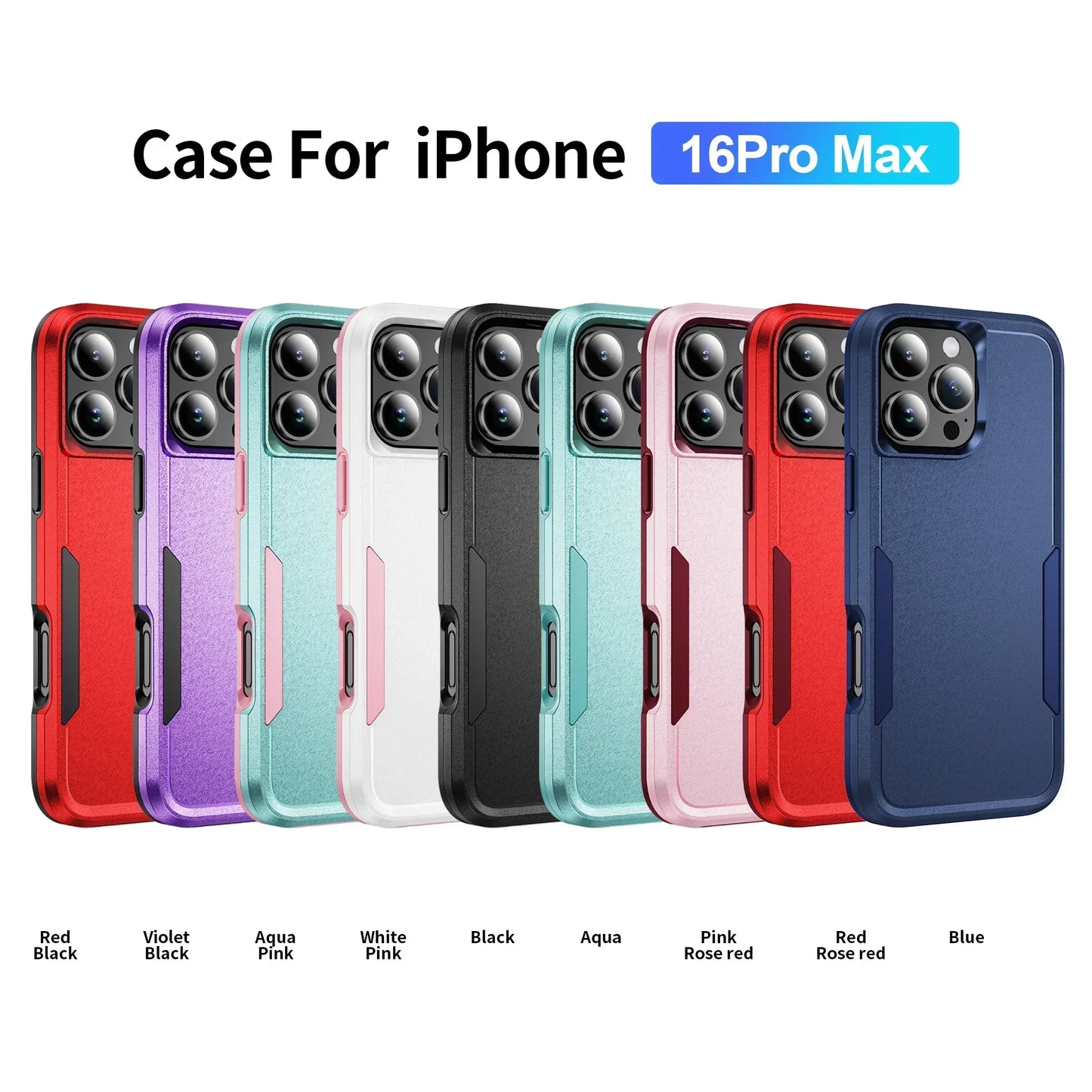 OTT-Box Rugged Defender Case for IPhone 17 Pro Max Air 16 15 14 Plus 13 12 for MagSafe Hybrid Dual Layer Armor Protect Cover