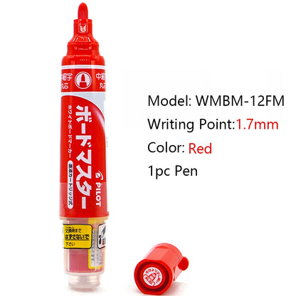 Pilot Whiteboard Marker Pen Stationery White Board Markers 1.7/2.2-5.2/2.3MM Tips Dry-Erase Refillable Liquid Ink School Office