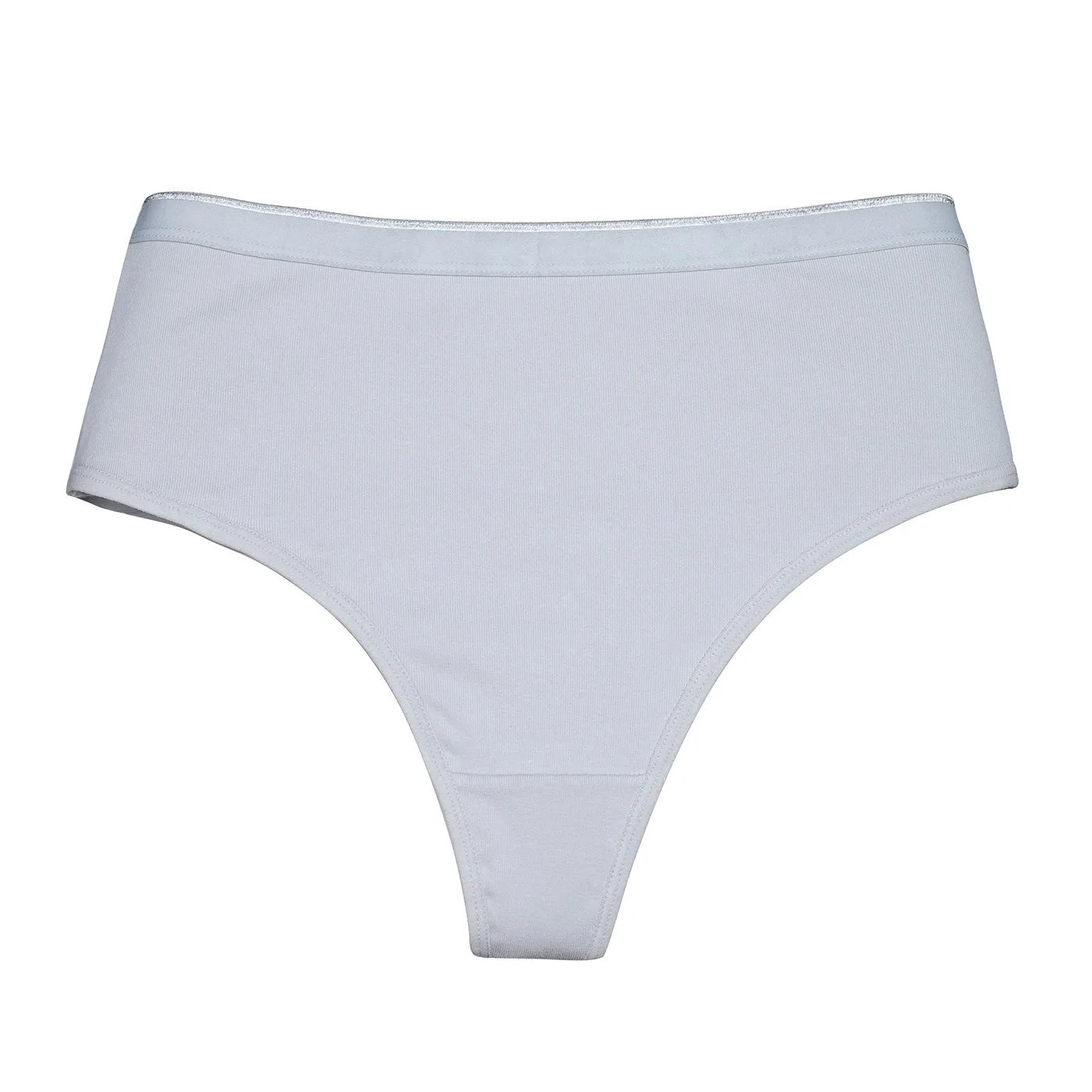 1PC Thongs Women Cotton Panties Female High Rise G-String Sexy High Leg Cut Bikini Solid Color T-back Breathable Lingerie S-L