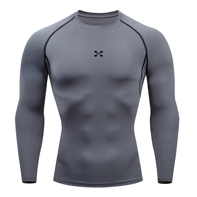 Compression T Shirt Men - Quick Dry Summer Sportswear Athletic Gym Top
