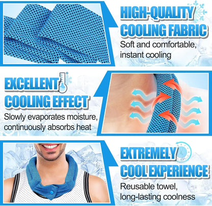 Cooling Neck Ring – Reusable Ice Scarf for Sports & Outdoor (1pc)