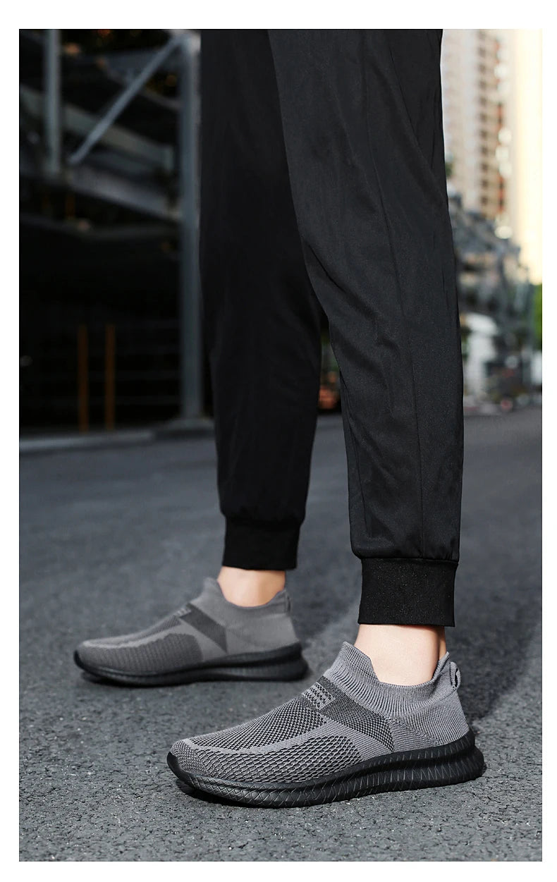 Men Sneakers Shoes For Men Lightweight Tenis Comfortable Mesh Breathable Casual Shoes Outdoor Walking Gym Shoes Size 39-46