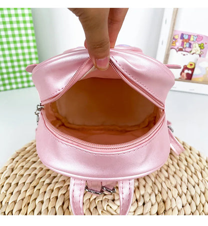 Cute Sequin Backpack for Girls - Cartoon Princess Kindergarten Schoolbag - ZOOMNSTORE