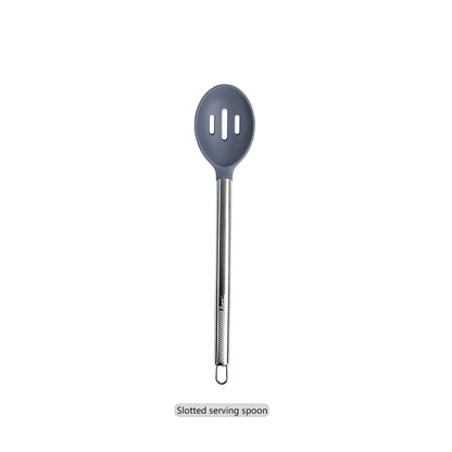 Silicone Kitchen Utensils – Heat Resistant Cooking Tool Sets with Stainless Steel Handle