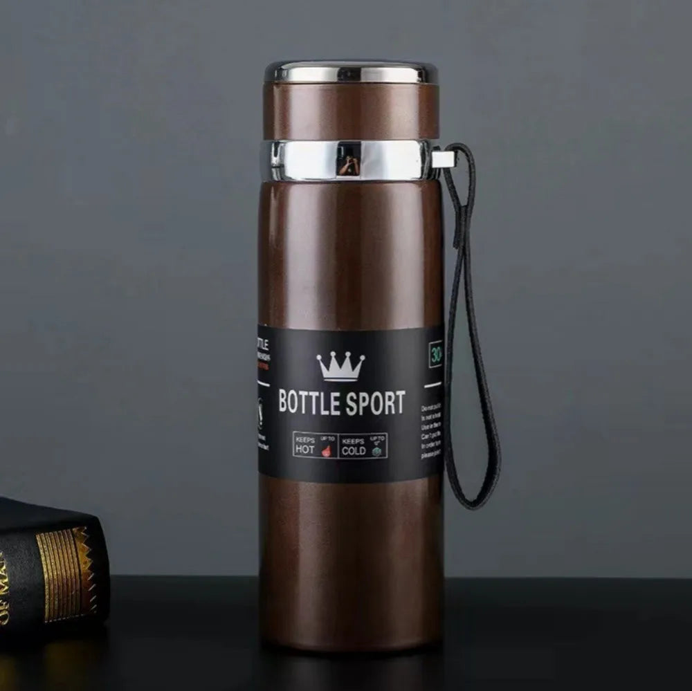 800ml/1000ml 316 Stainless Steel Thermos Cup Sports Home Travel Kettle Portable Sling Kettle Large Capacity Outdoor