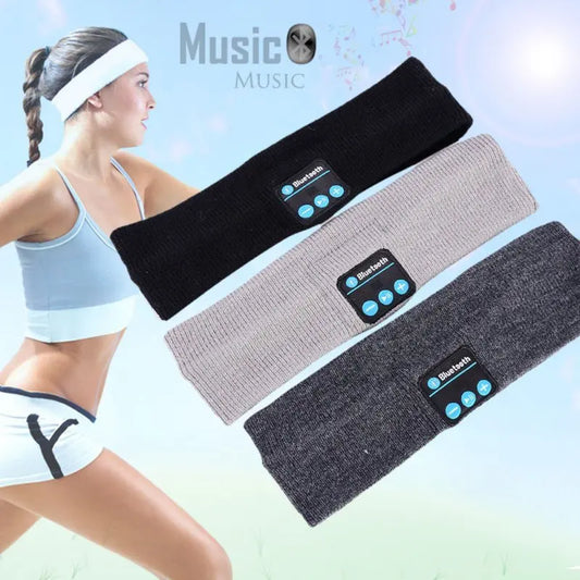 Men's and Women's Dynamic Wireless Sleep Sports Headphones Washable Rest Eye Mask Sports Microphone Yoga Headphones Hair Band