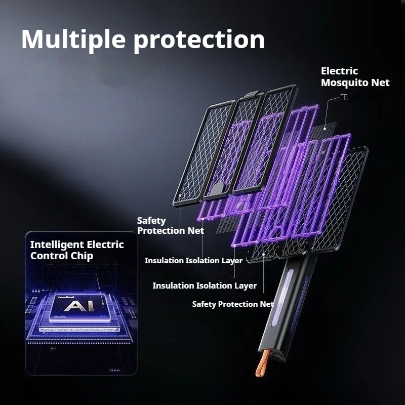 New Qualitell V3 Folding Electric Mosquito Killer Portable Charging Purple Light Home Outdoors Mosquito Repellent Lamp