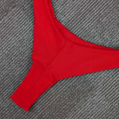 Push Up Swimwear - Sexy Brazilian Bikini Set With High Waist Two Piece Bathing Suit